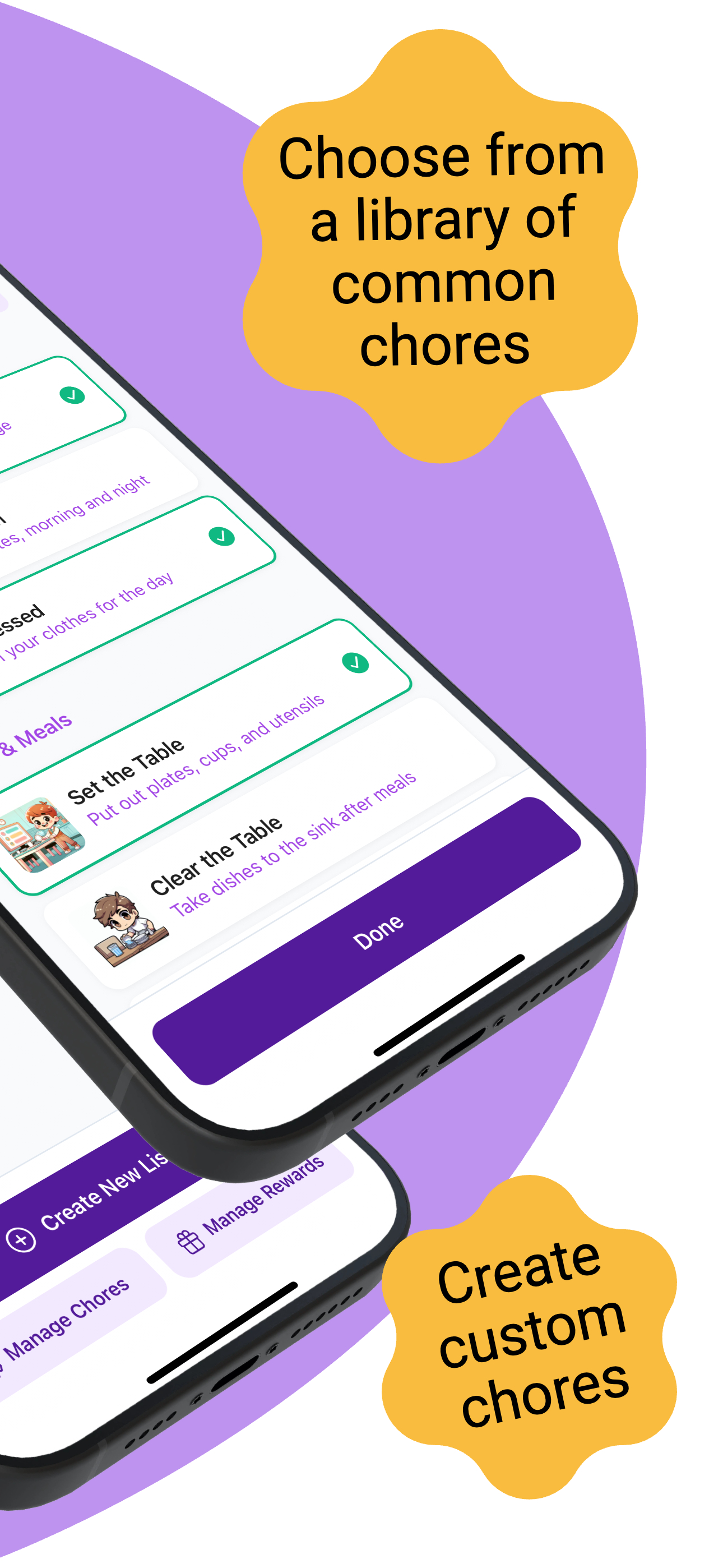 Kids Chore Planner - Motivate with fun rewards