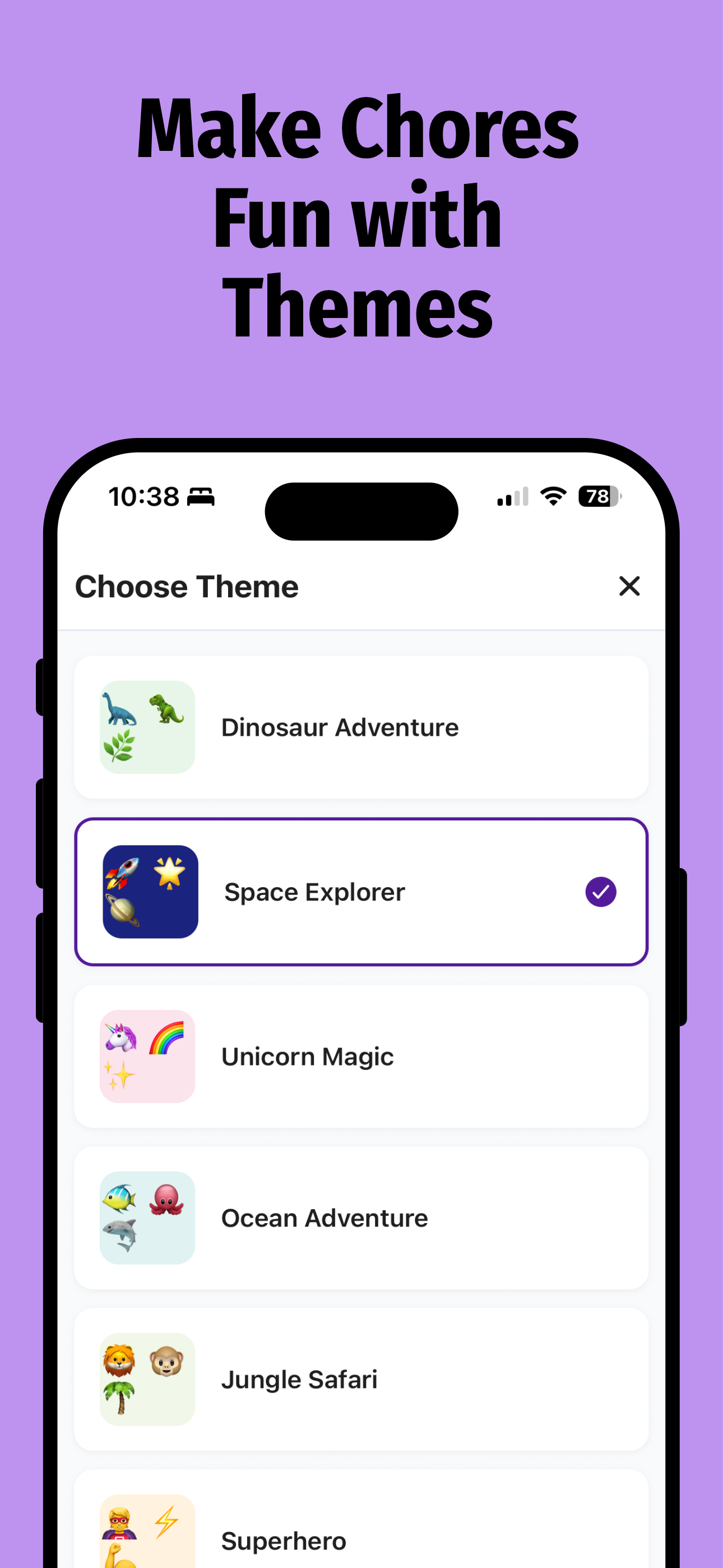 Kids Chore Planner - Flexible scheduling options